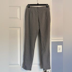 Business causal patterned pants